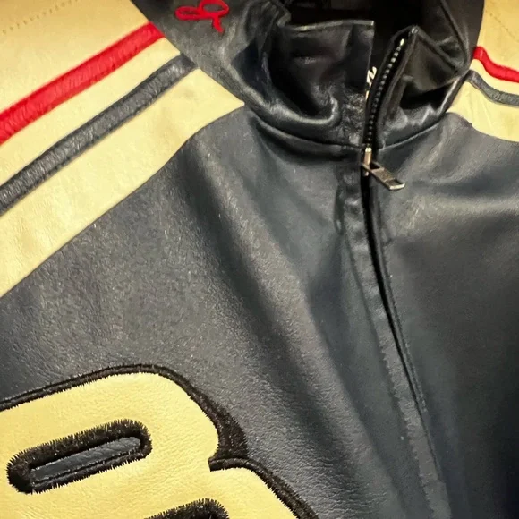 Dale Earnhardt Wilson Leather Chase Authentic Mens Large NASCAR Jacket